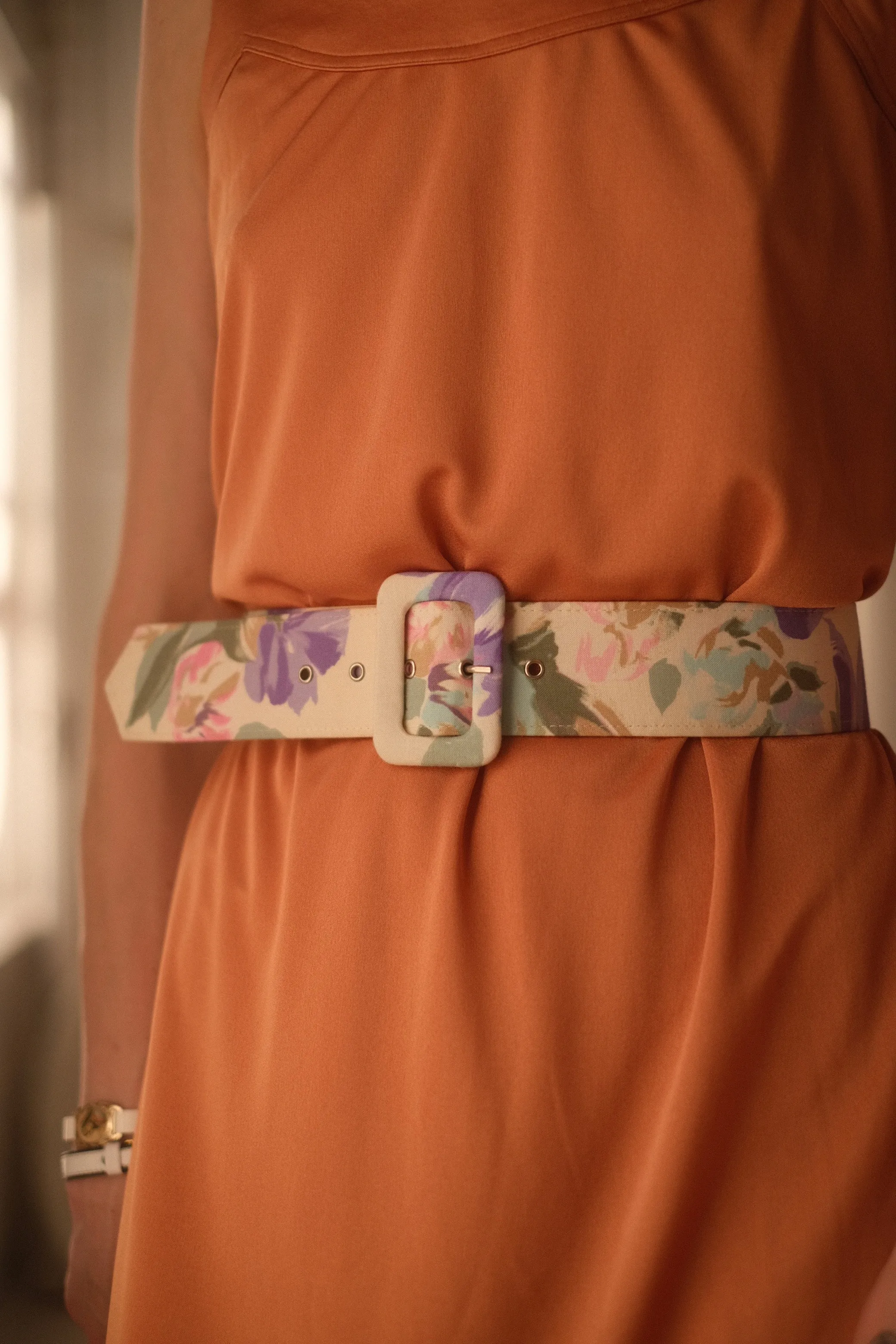 1980s Pastel Garden Belt