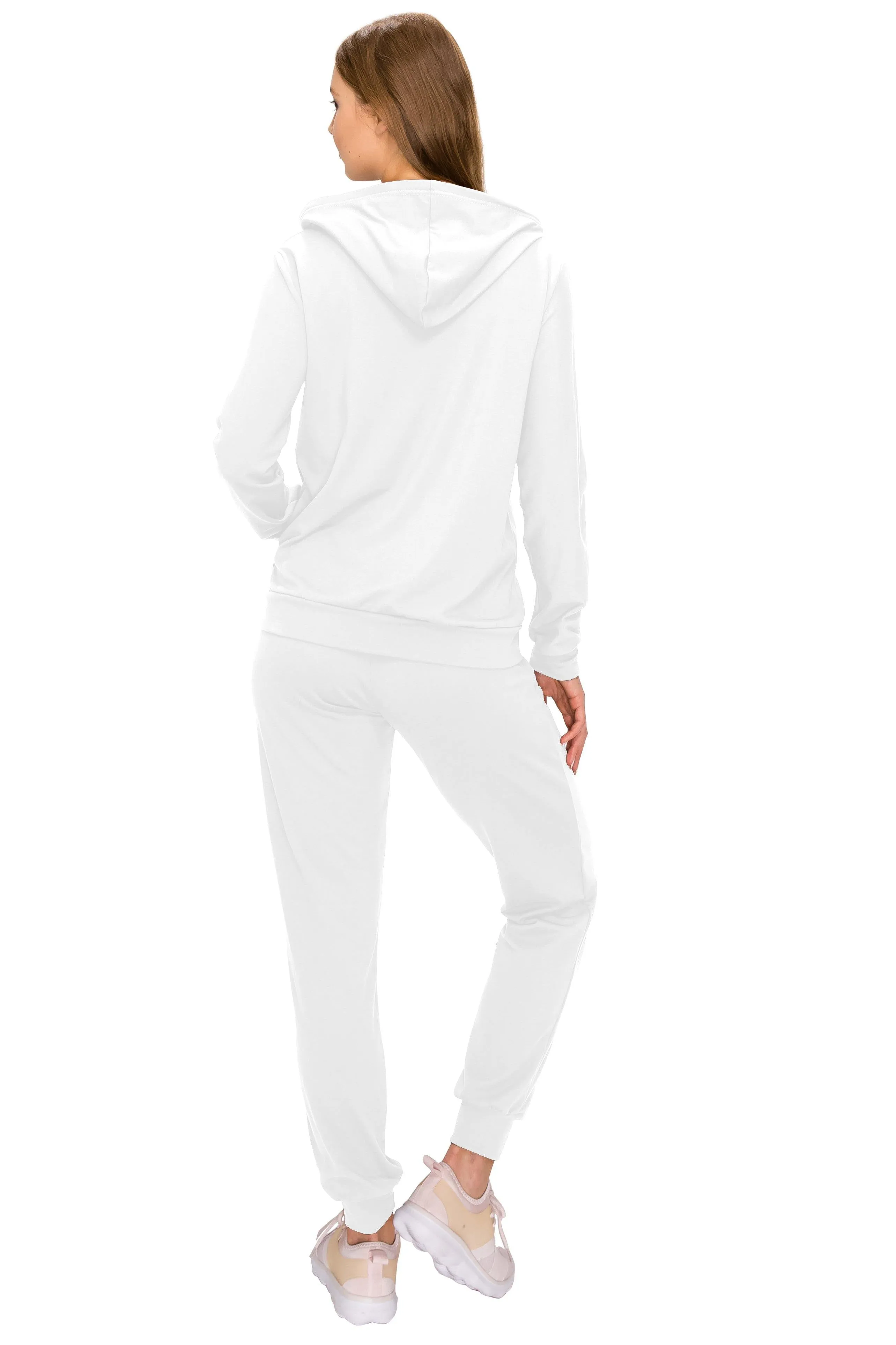 2 Piece Fleece Hoodie and Pants Set - Soft Pullover Sweatshirt and Sweatpants Tracksuit