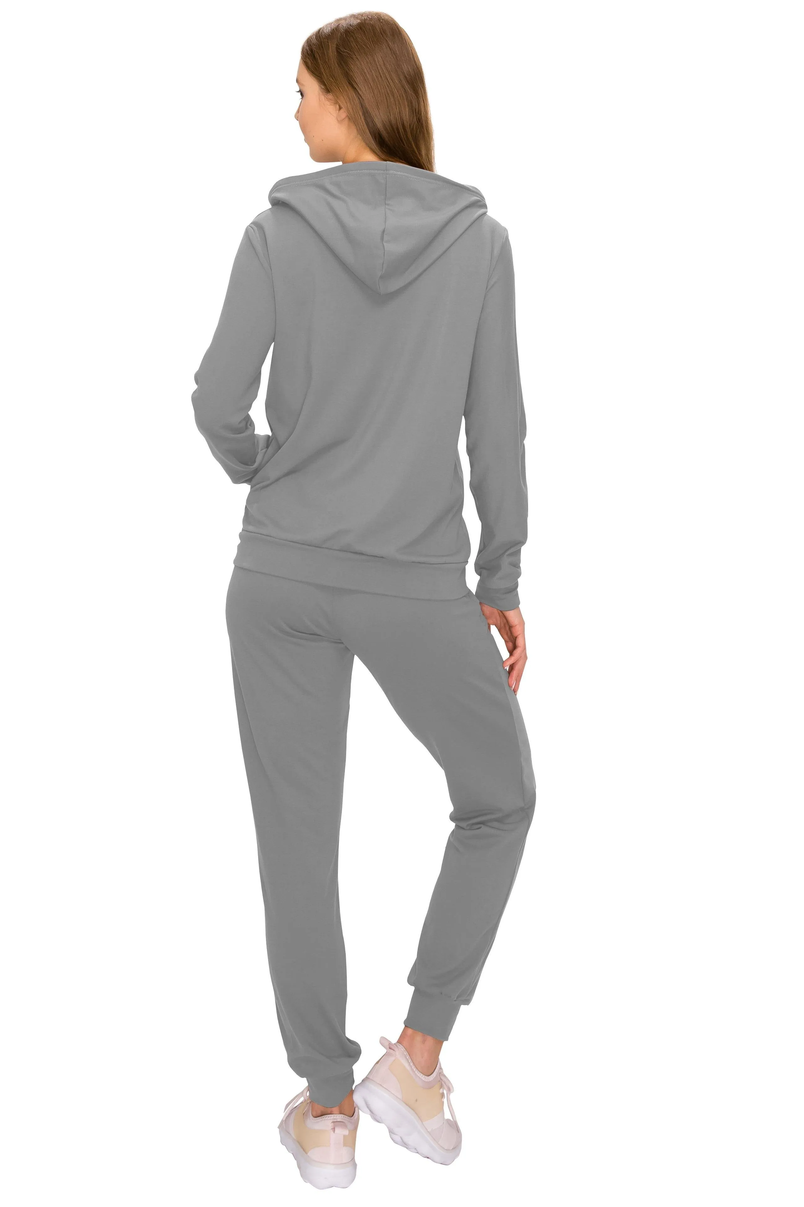 2 Piece Fleece Hoodie and Pants Set - Soft Pullover Sweatshirt and Sweatpants Tracksuit