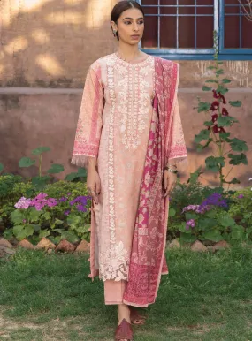 Aabyaan Embroidered Lawn Unstitched 3 Piece Suit - ABY23PL AP-09 HANNA