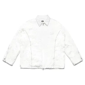 ADD Signal Twist Sleeve String Jacket White