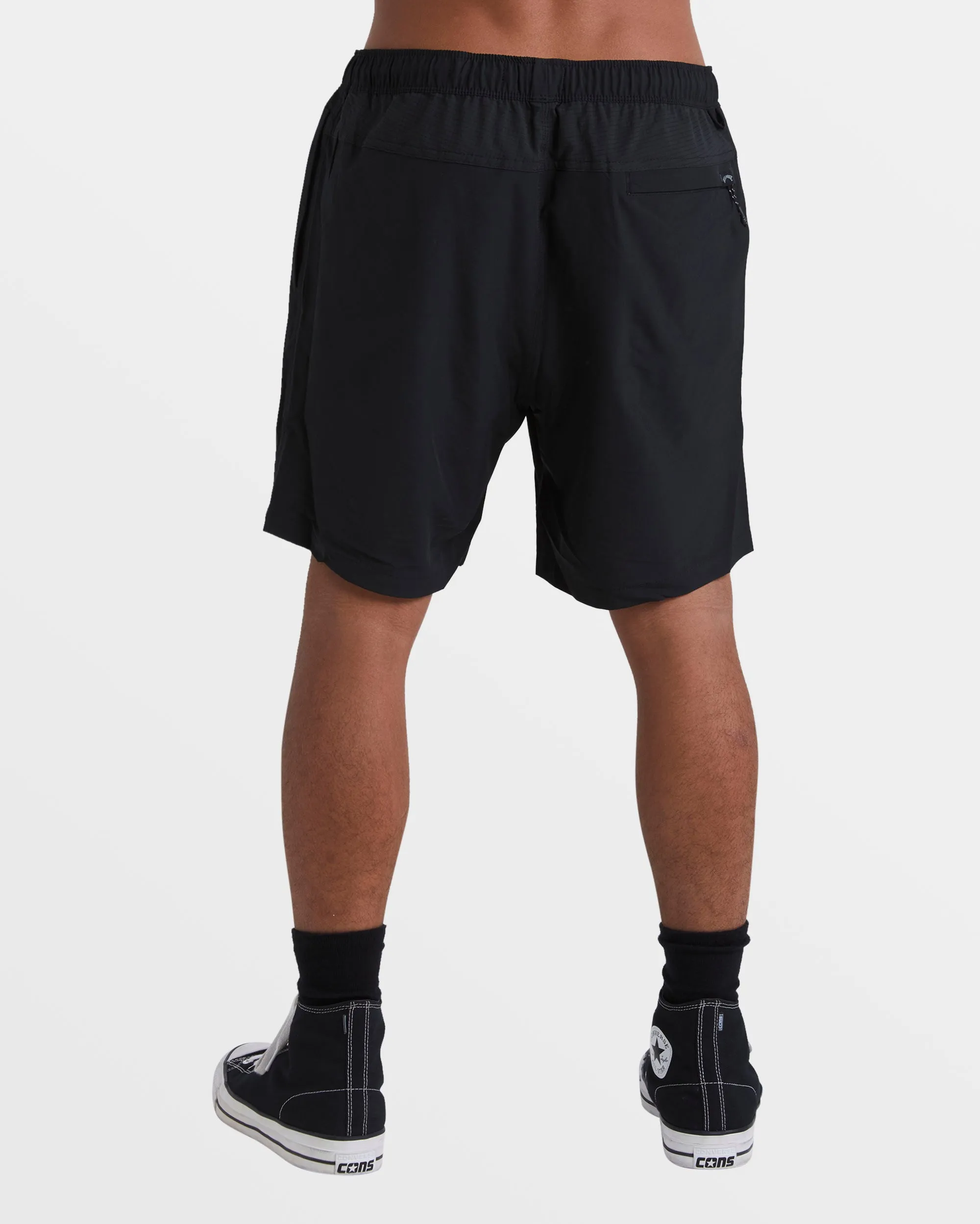 A/Div Surftrek Elastic Waist Shorts 17 - Black