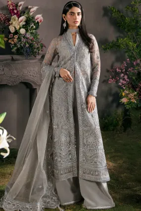 Afrozeh Embroidered Organza Unstitched 3 Piece Suit - 03