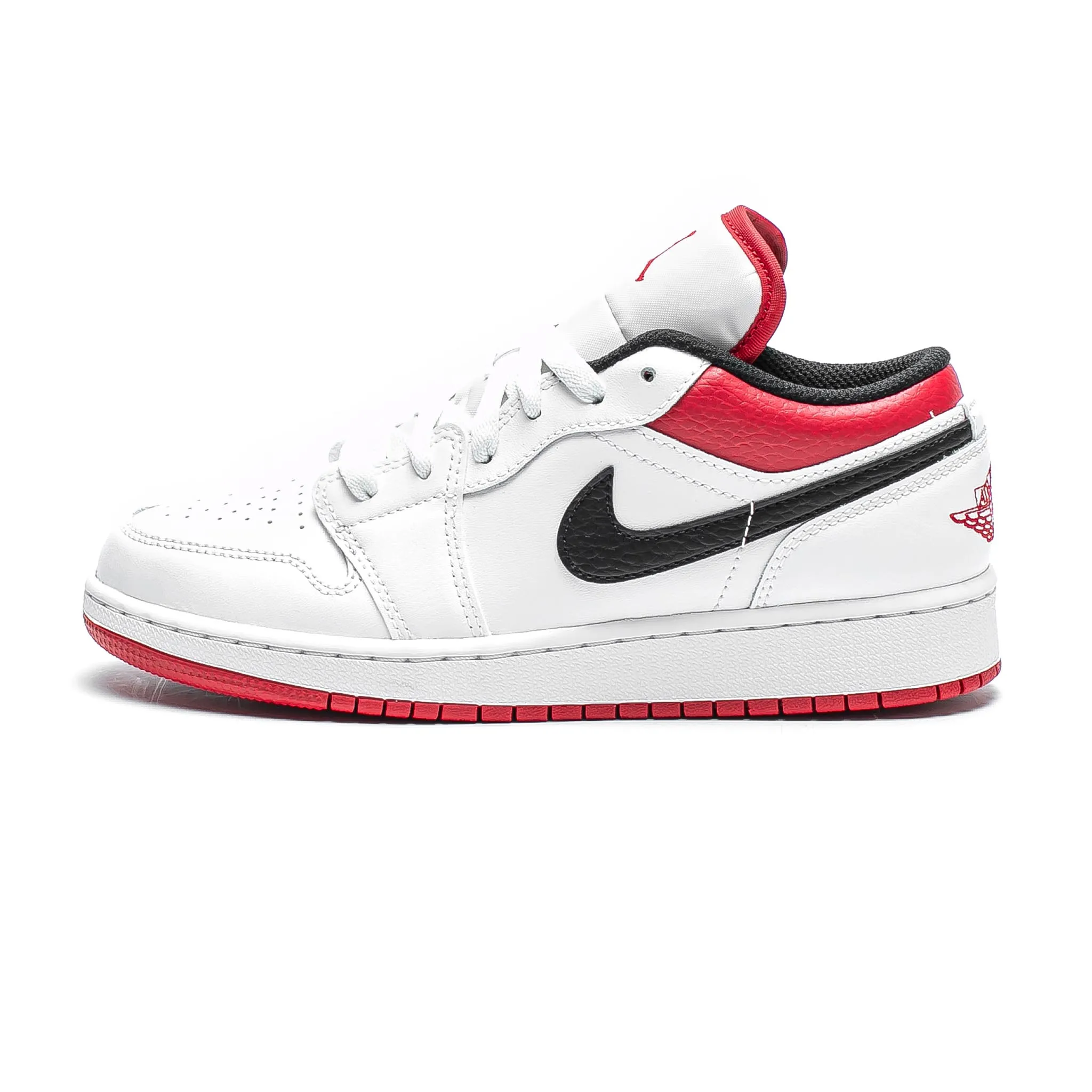 Air Jordan 1 Low (GS) 'White/Gym Red'