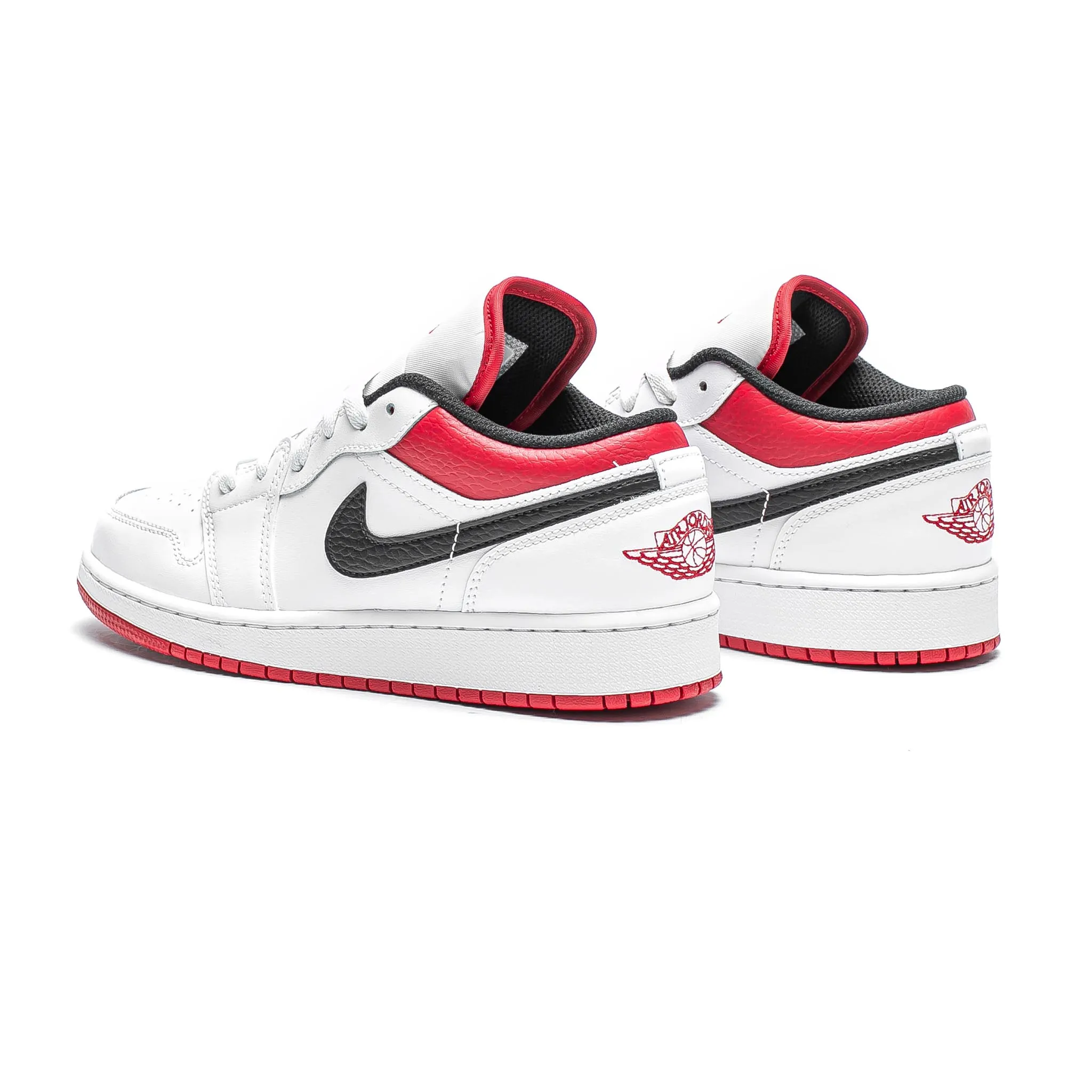 Air Jordan 1 Low (GS) 'White/Gym Red'