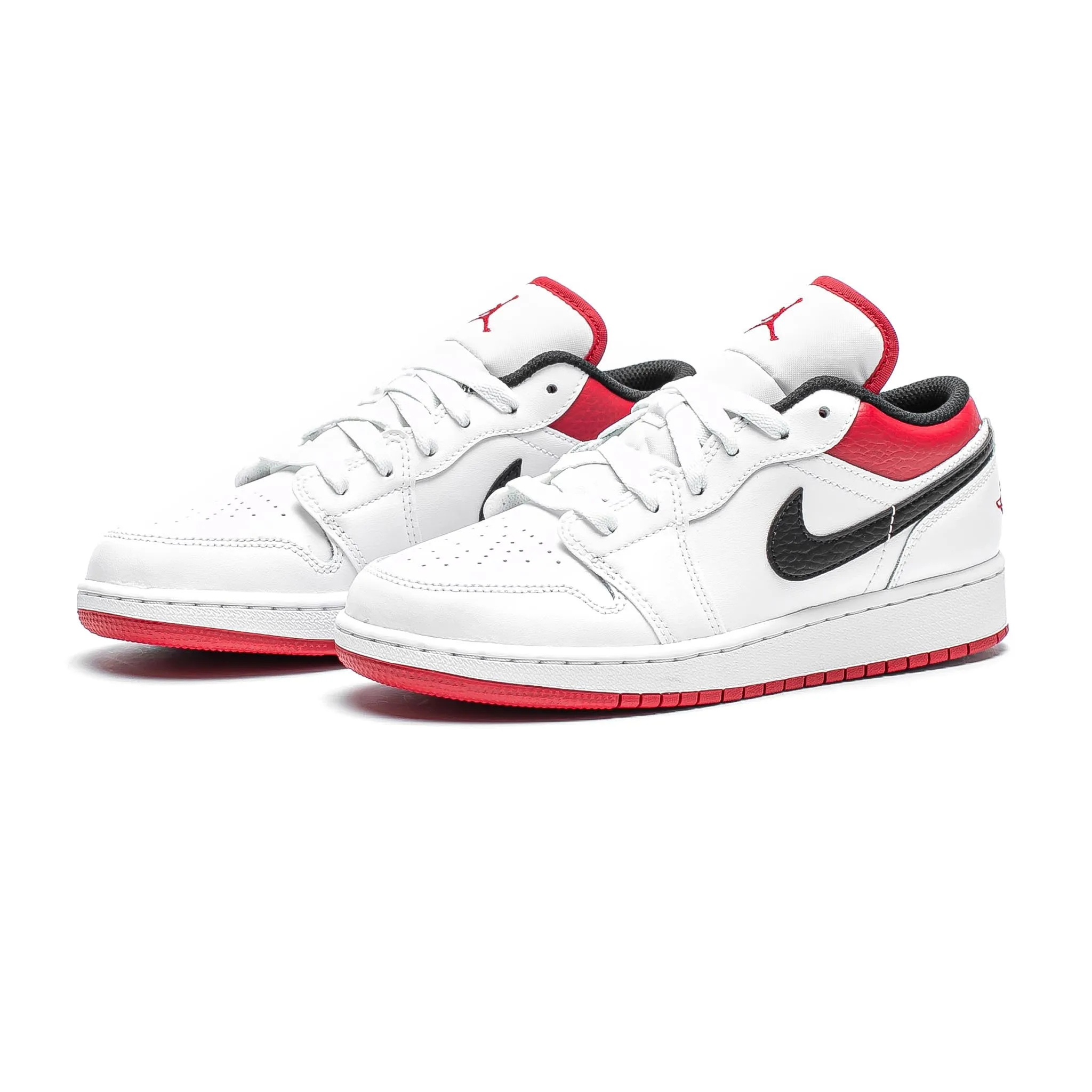 Air Jordan 1 Low (GS) 'White/Gym Red'