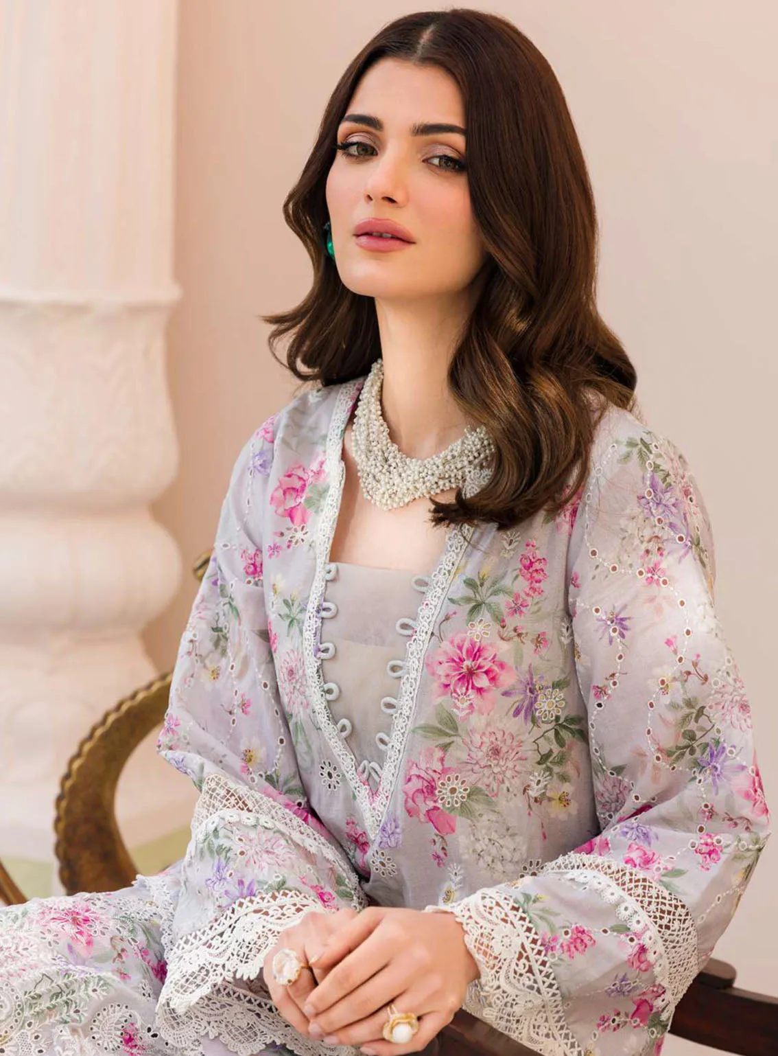 Amal By Motifz Digital Embroidered Lawn 3 Piece Unstitched Suit MT24A 4625-MOONSTOON