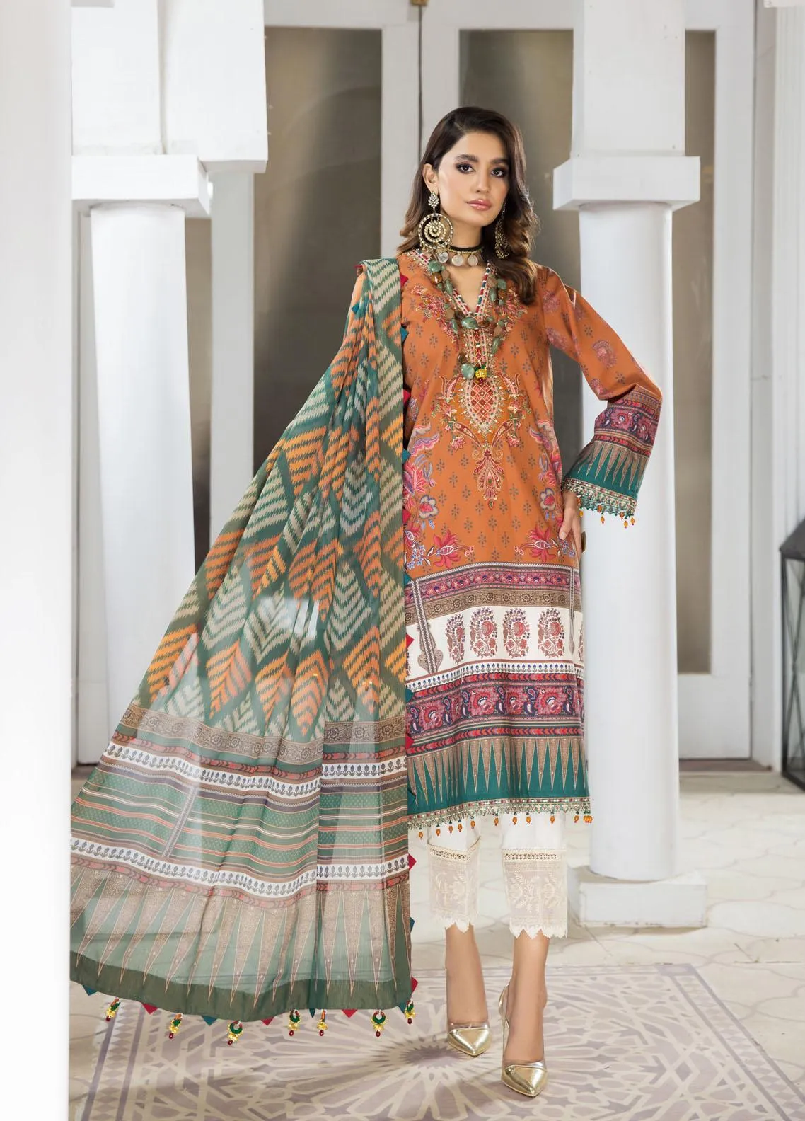 Anaya Unstitched 3 Piece Ambreena