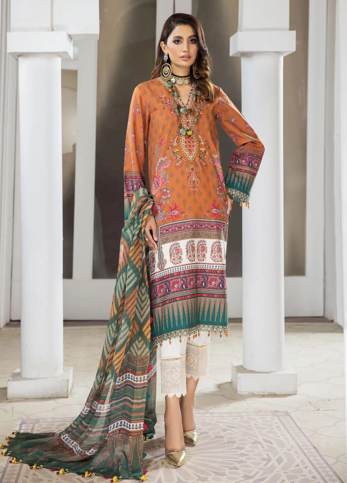 Anaya Unstitched 3 Piece Ambreena