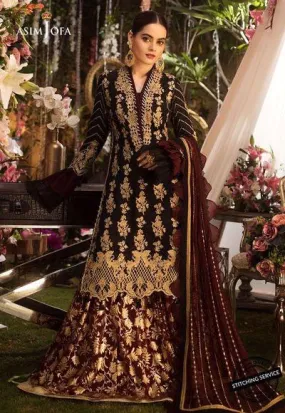 Asim Jofa Chiffon Bridal Suit