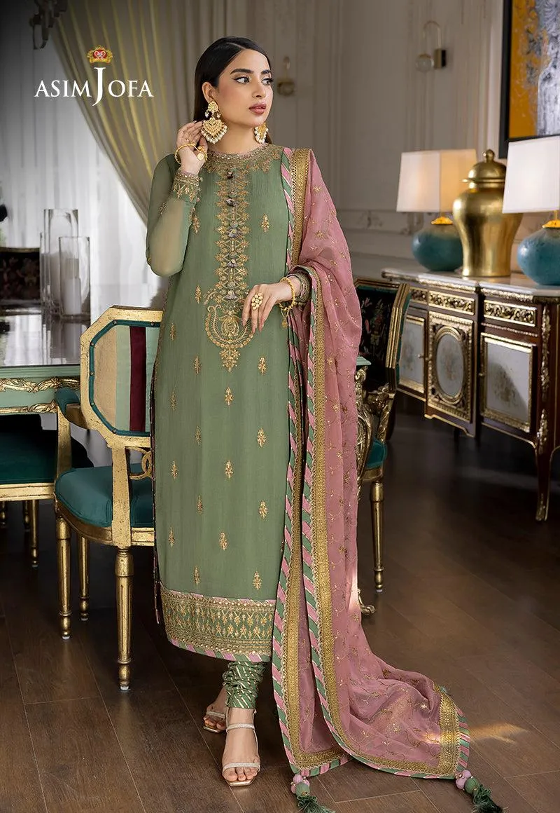 Asim Jofa Chiffon Suit