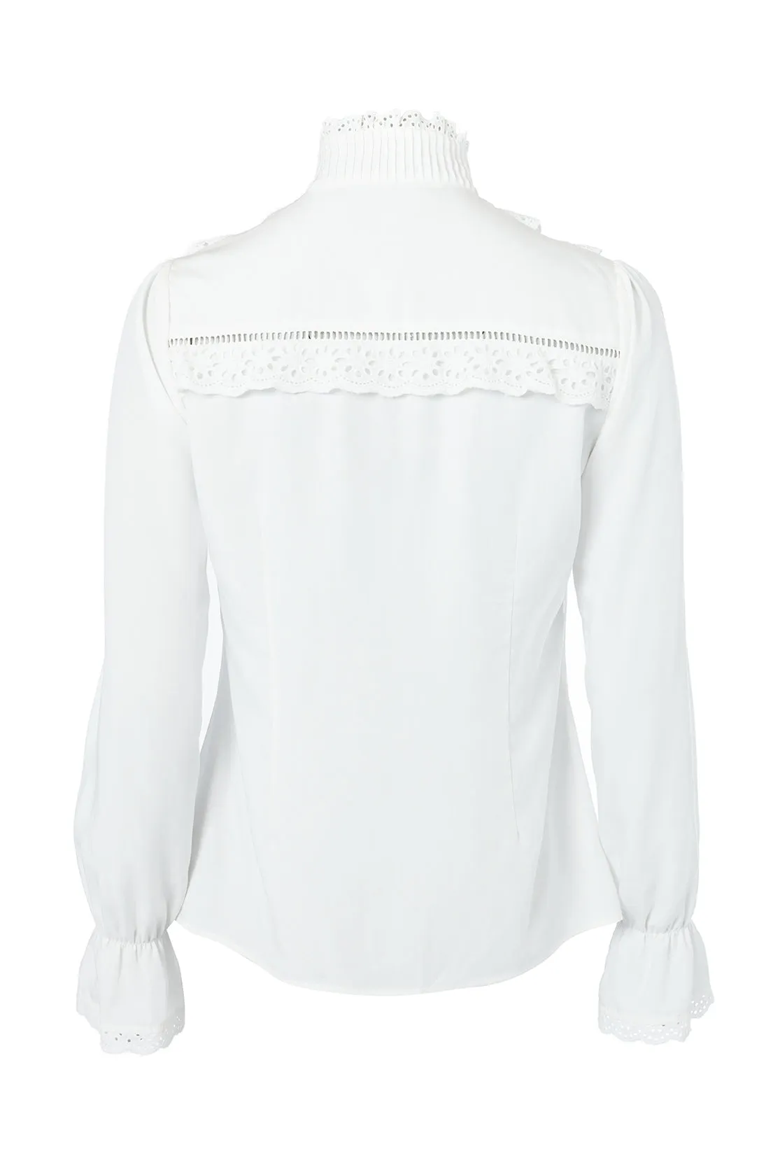 Audley Lace Blouse (White)