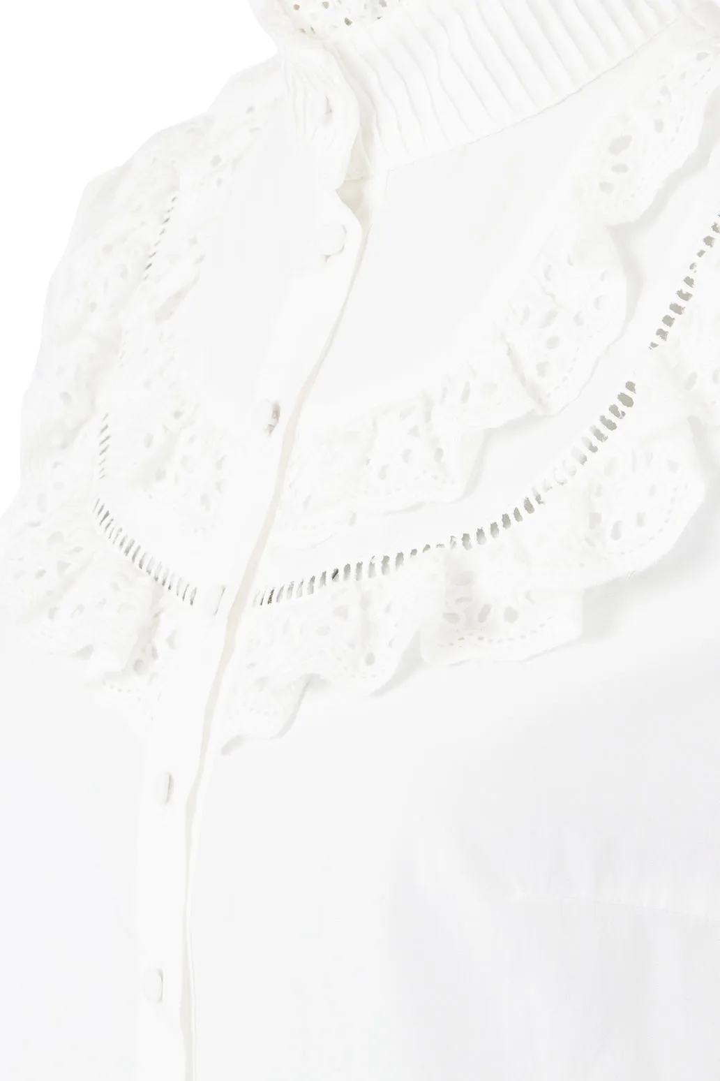 Audley Lace Blouse (White)