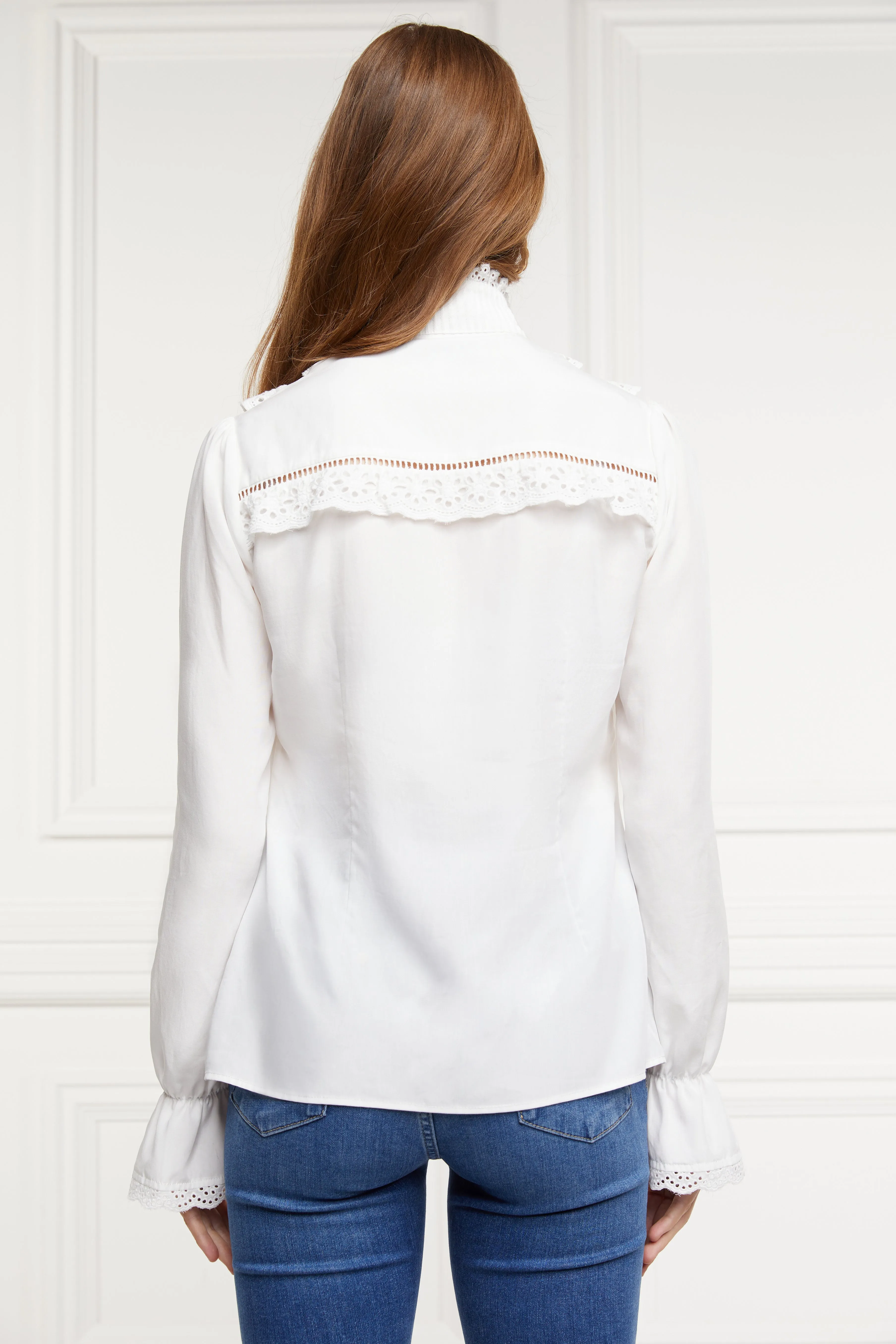 Audley Lace Blouse (White)