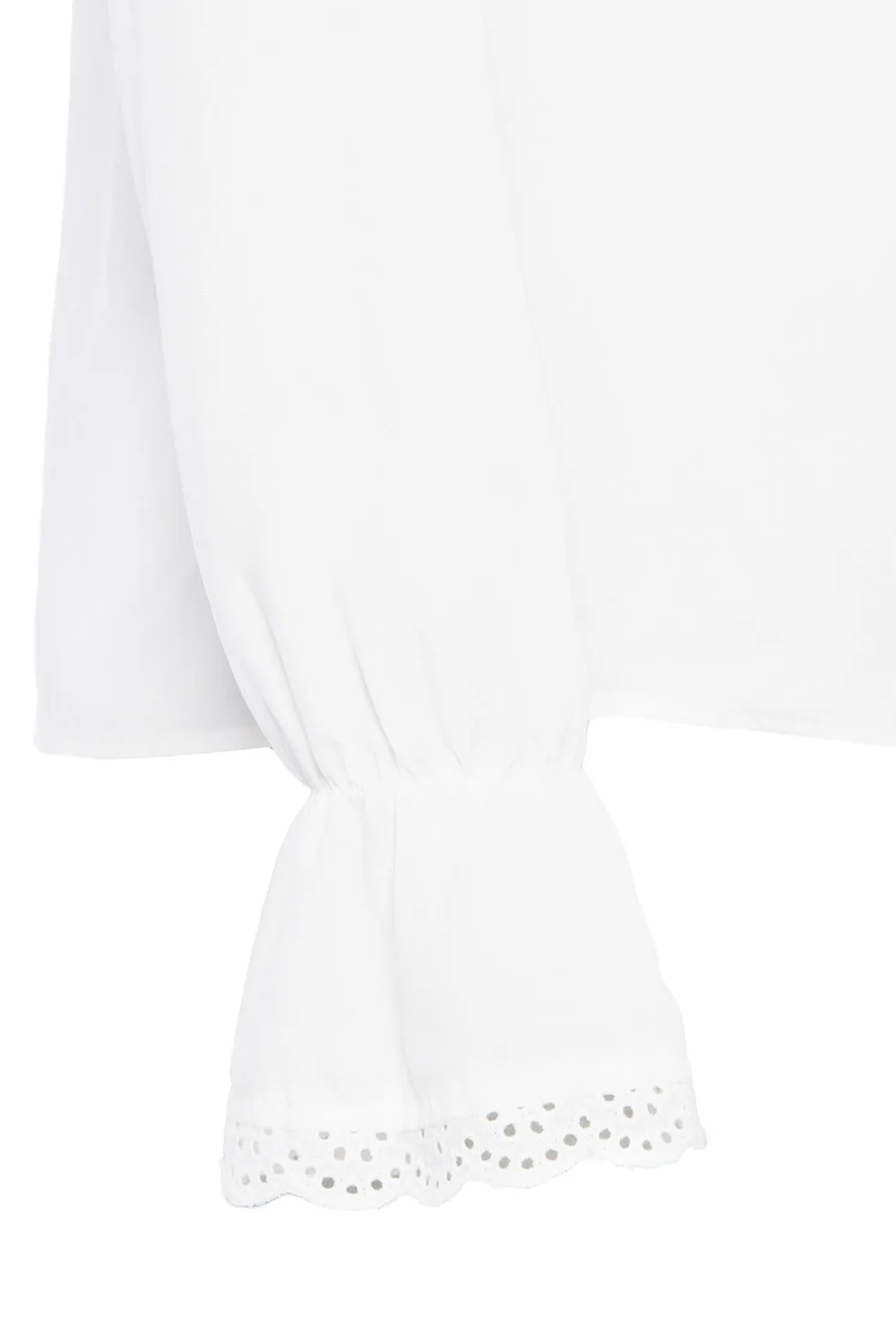 Audley Lace Blouse (White)