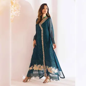 Azure Chiffon Suit