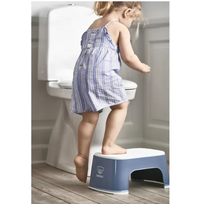 baby bjorn step stool - deep blue/white