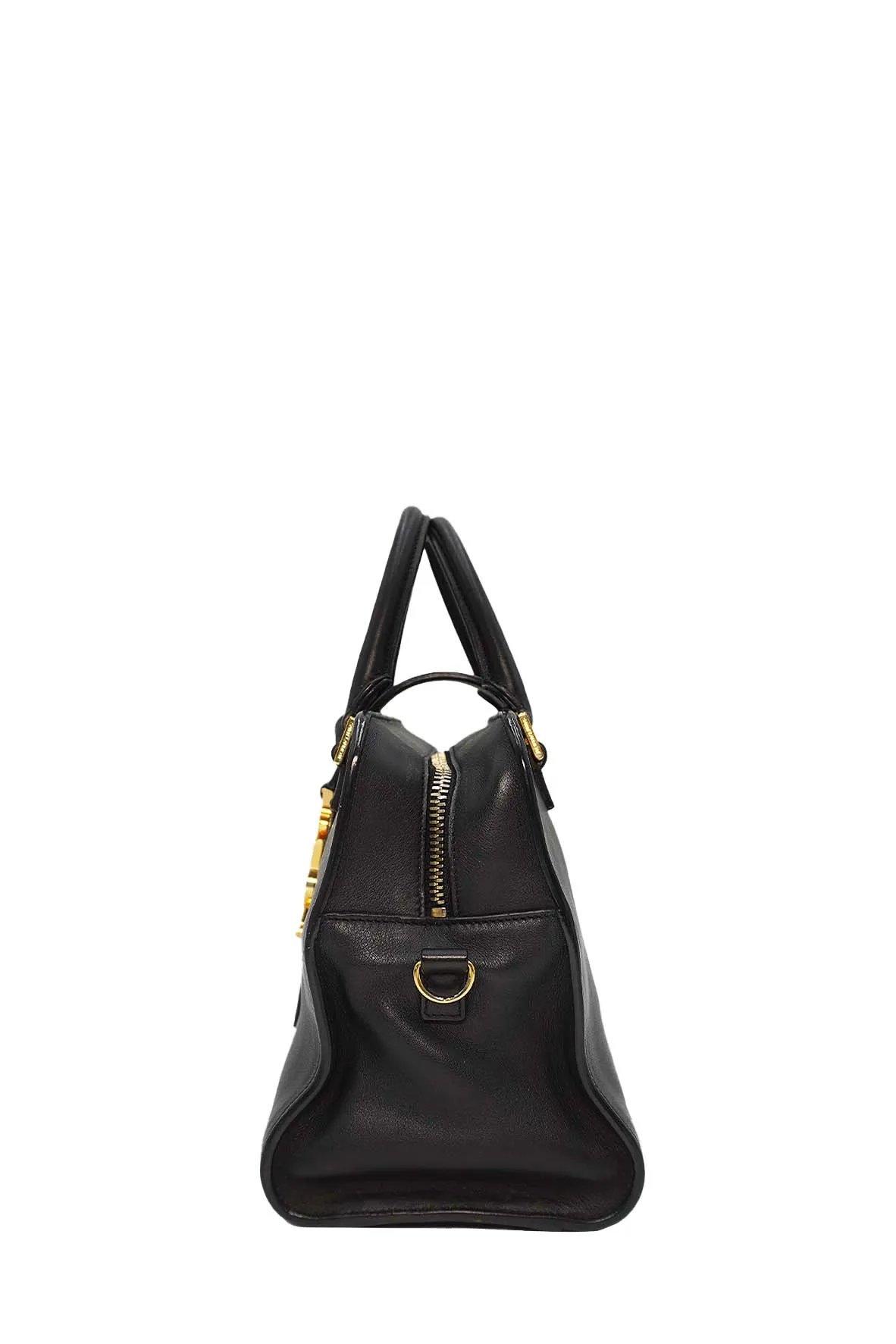 Baby Monogram Cabas Tote Black