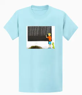 Banksy T-shirt - I Must Not Copy What I See on Simpsons