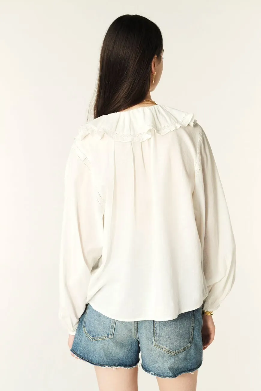 Bash Paris Hira Blouse in White