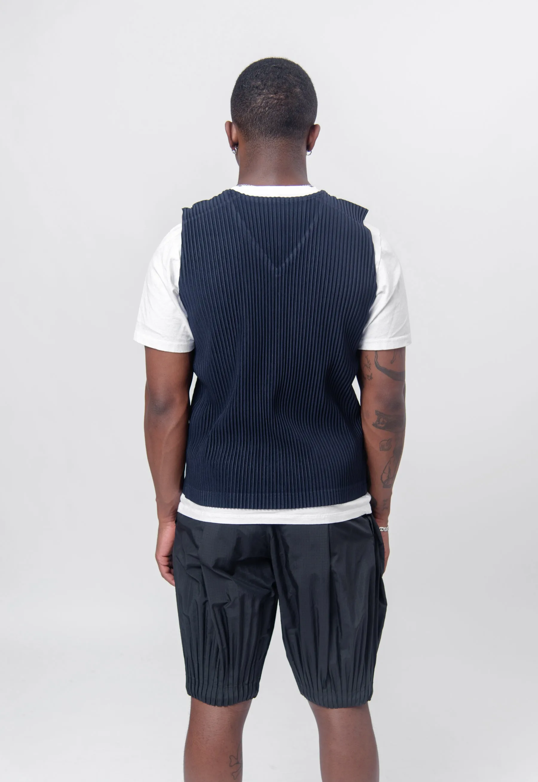 Basics Vest Navy HP47-JE410-75