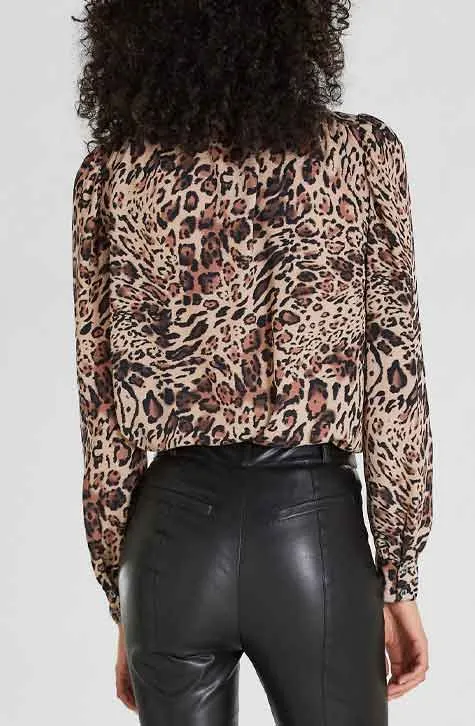 Beige Animalier Blouse