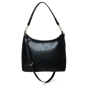 Bell & Fox Asam Hobo Bag-Black Leather