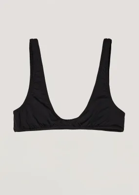 Black Dip Swim Top