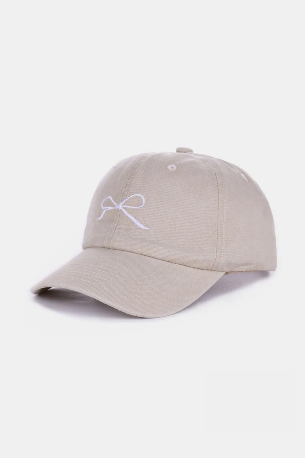 Bow Embroidered Baseball Caps