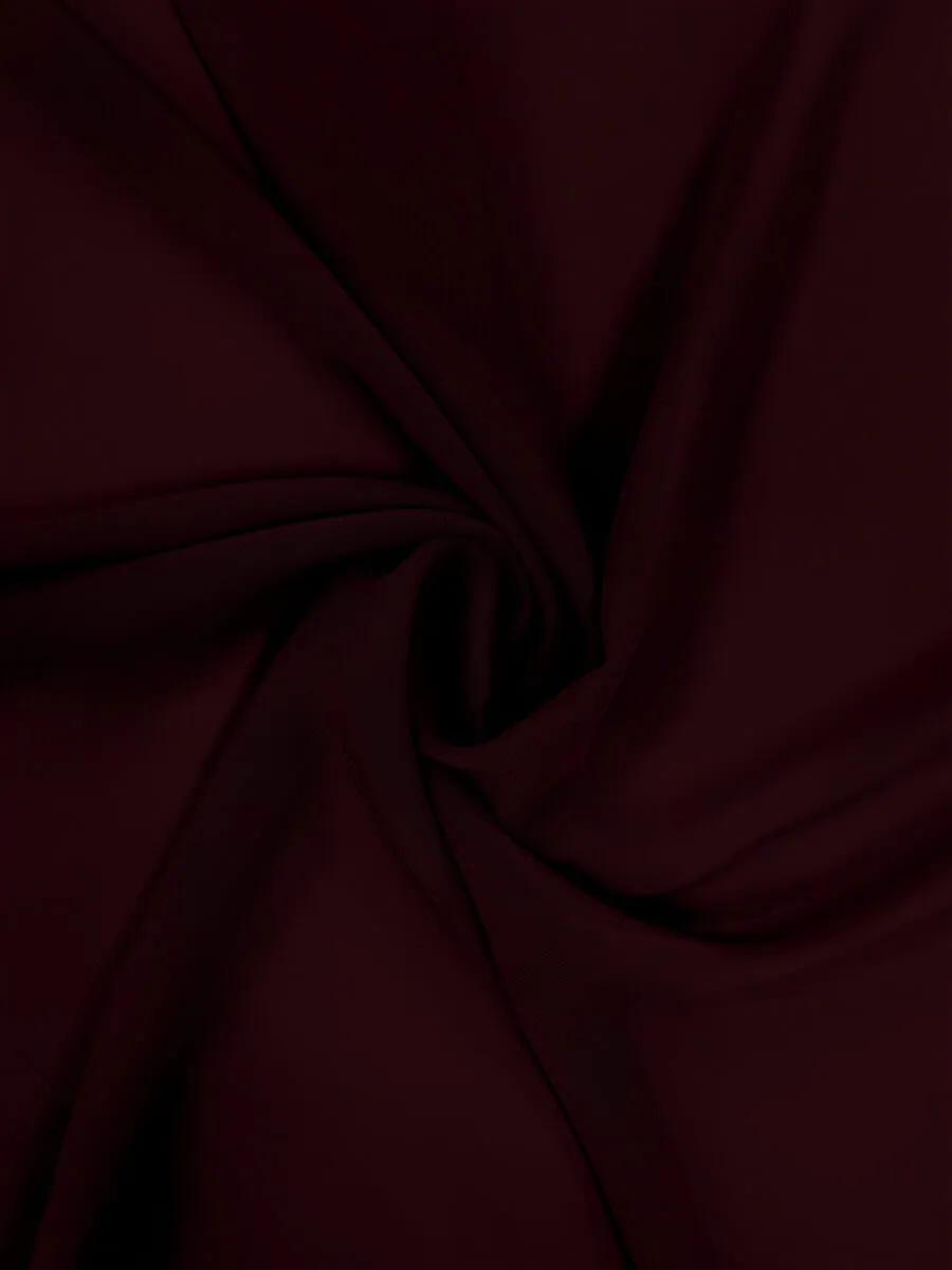 Cabernet Chiffon Fabric By The 1/2 Yard