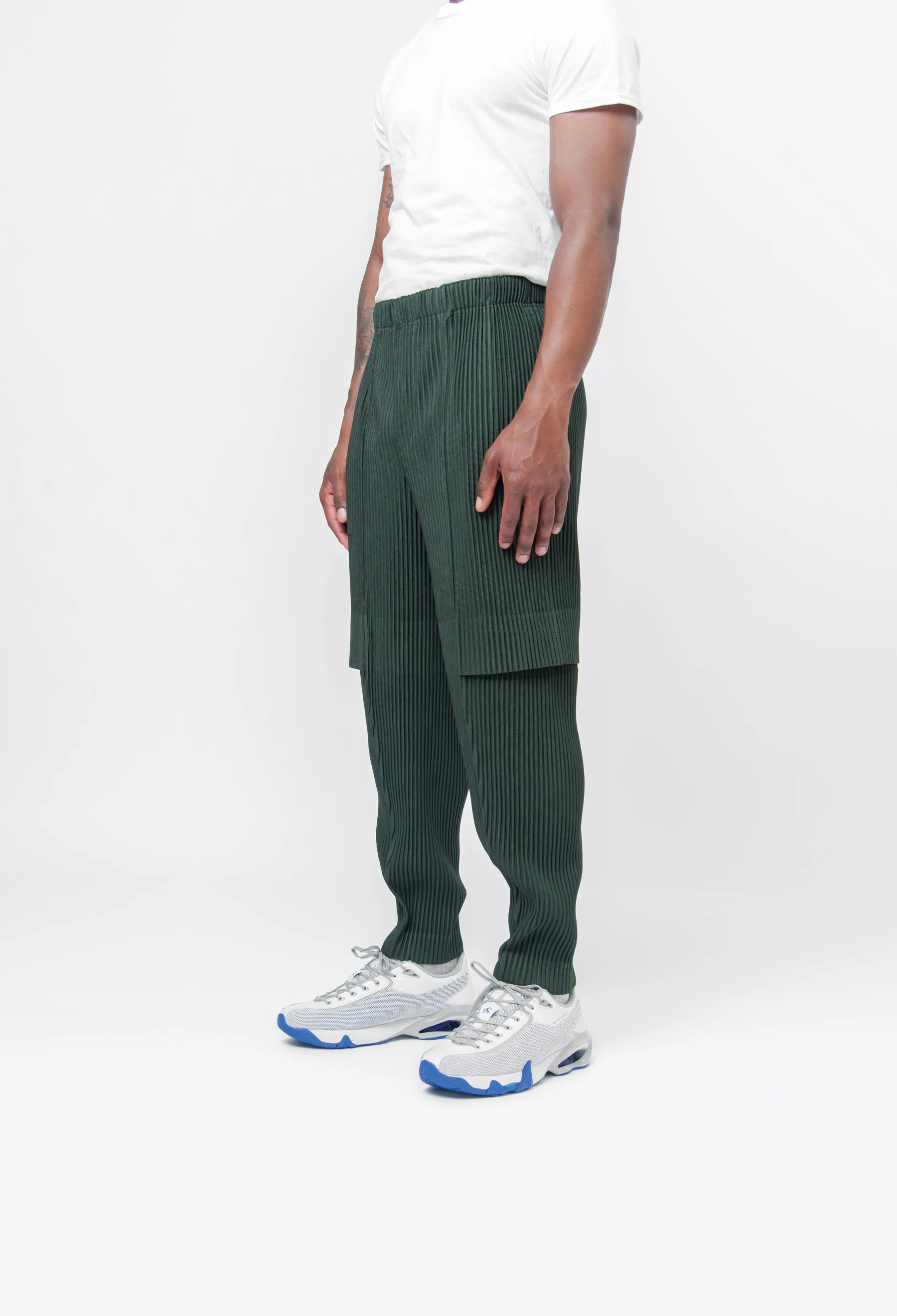 Cargo Pleated Trouser Green Chili HP46-JF171-67