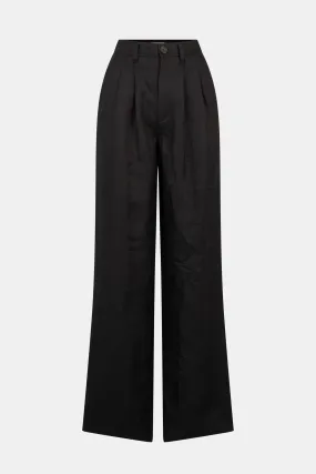 Carrie Pant in Black Twill