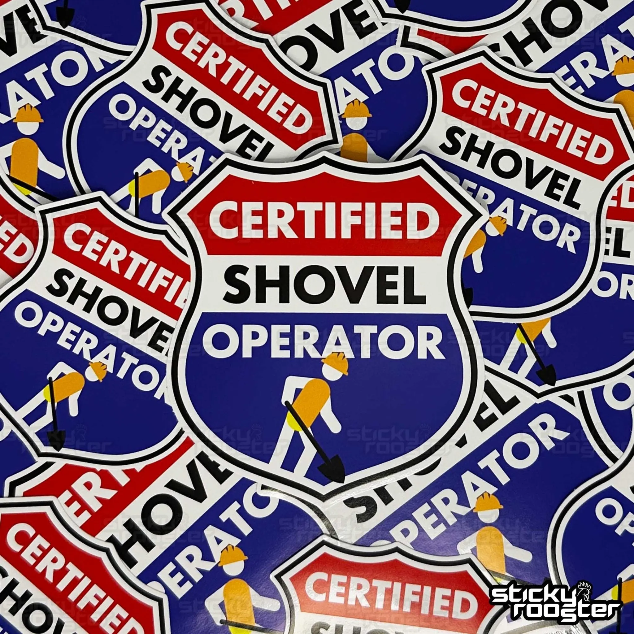 Certified Shovel Operator sticker