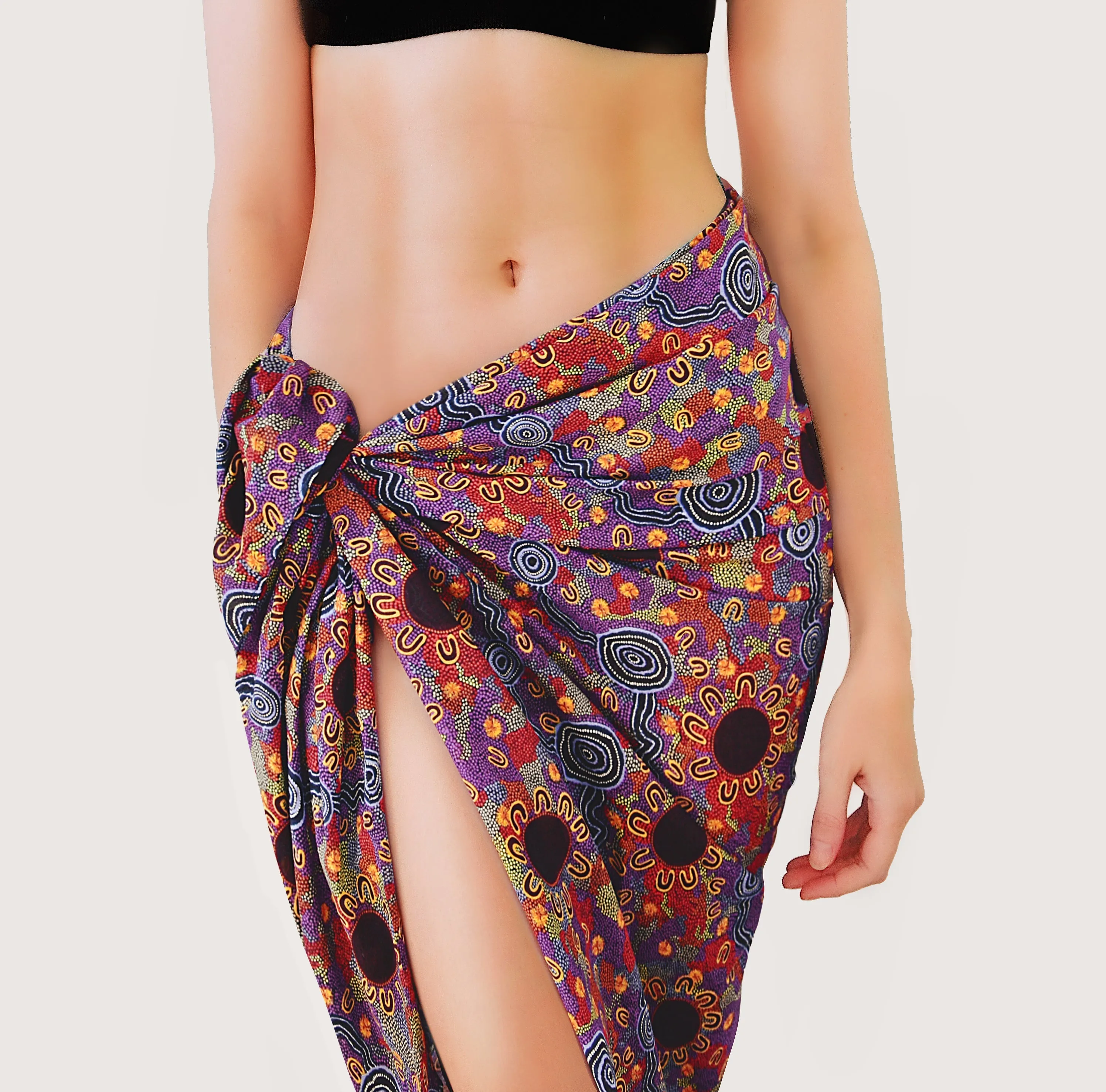 Chiffon Sarongs featuring 9 designs by Aboriginal Artists