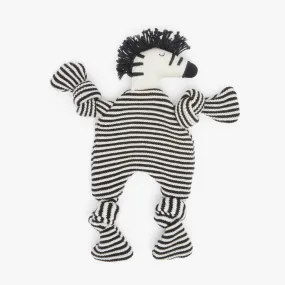 Cotton Knit Baby Comforter Cuddle Cloth - Zebra - Sophie Home