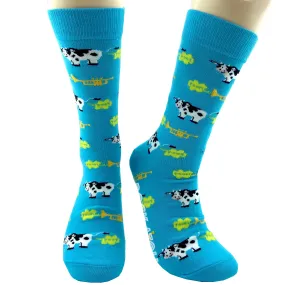 COW-LARIOUS FARM SOCKS