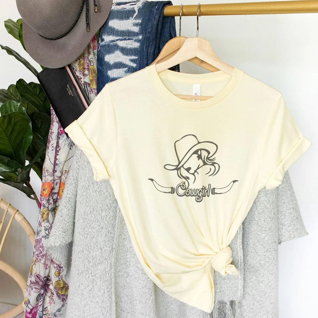 Cowgirl Western Graphic T-Shirt - WE192