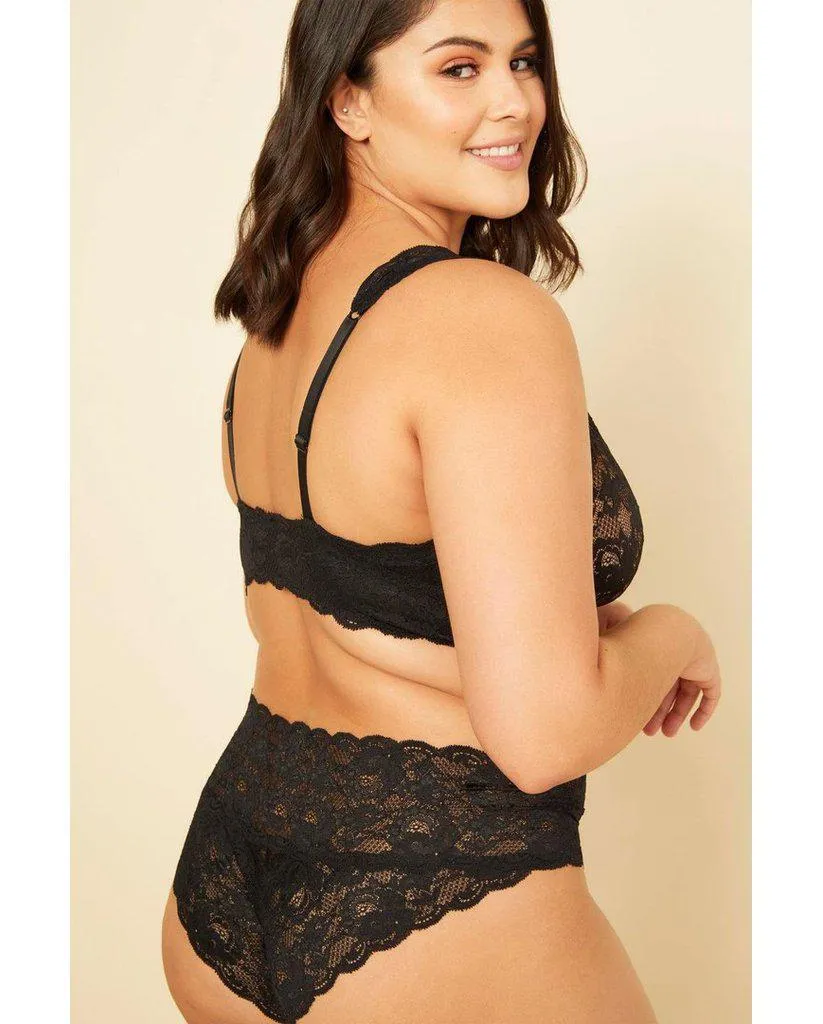 Curvy Hottie Boyshort - Black *FINAL SALE*