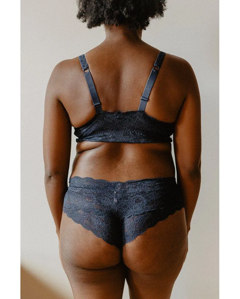 Curvy Sweetie Bralette - Navy Blue *FINAL SALE*