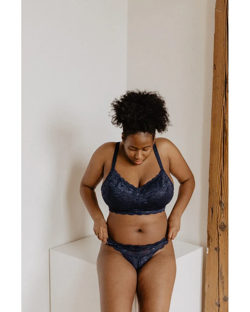 Curvy Sweetie Bralette - Navy Blue *FINAL SALE*