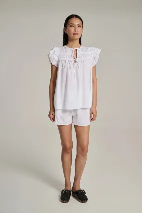 Devotion Twins Kunzitis Blouse in White