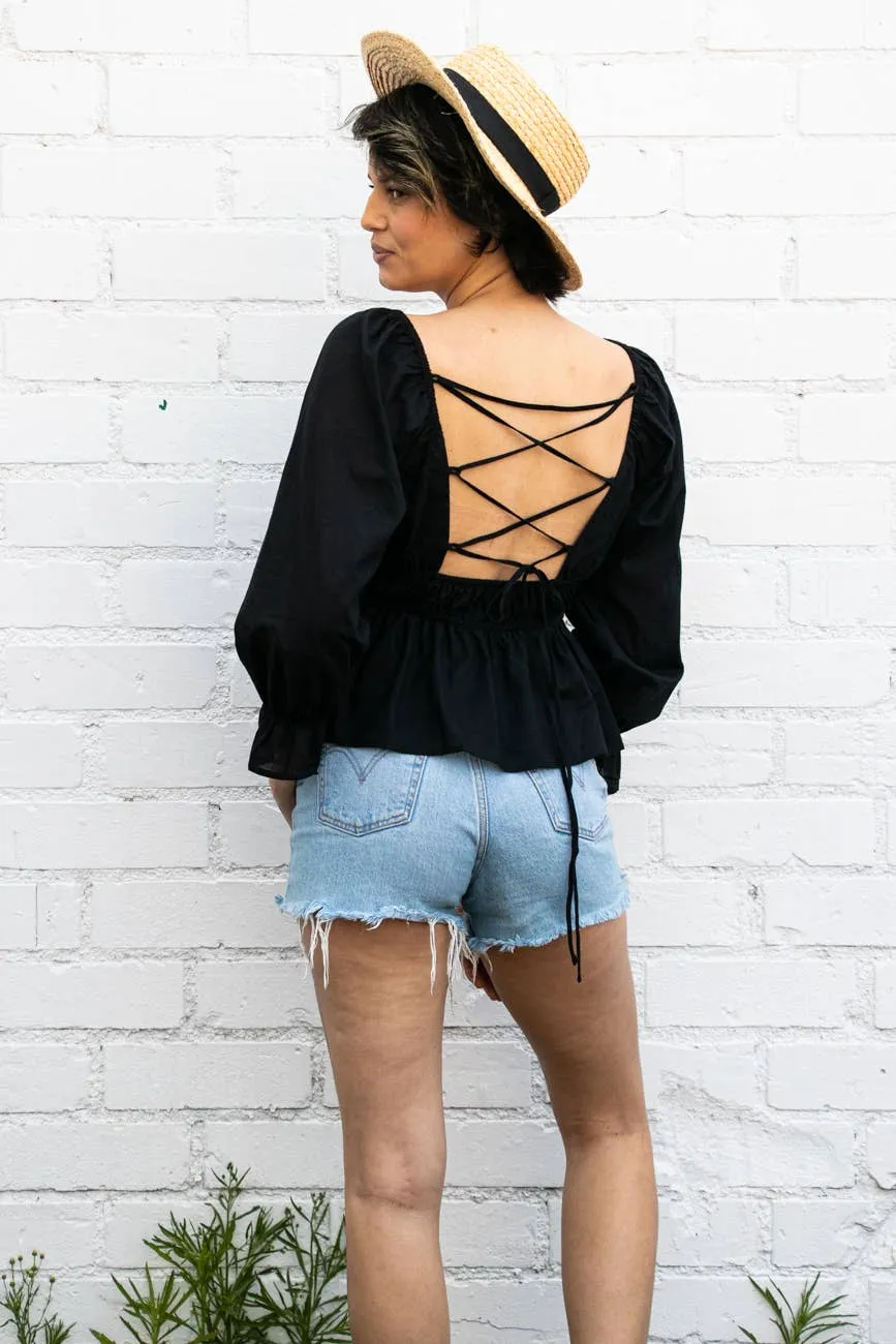 Gabbi Strappy Back Blouse