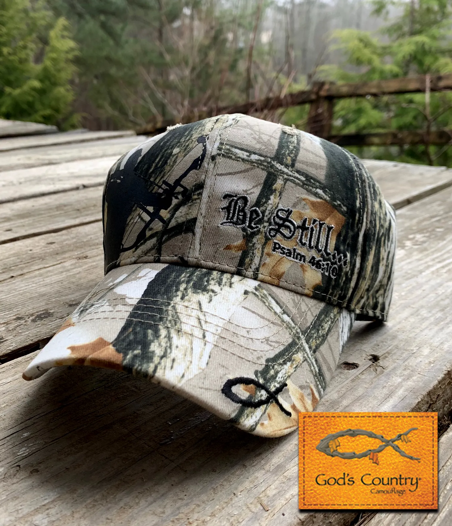 God's Country Camouflage Be Still Hat