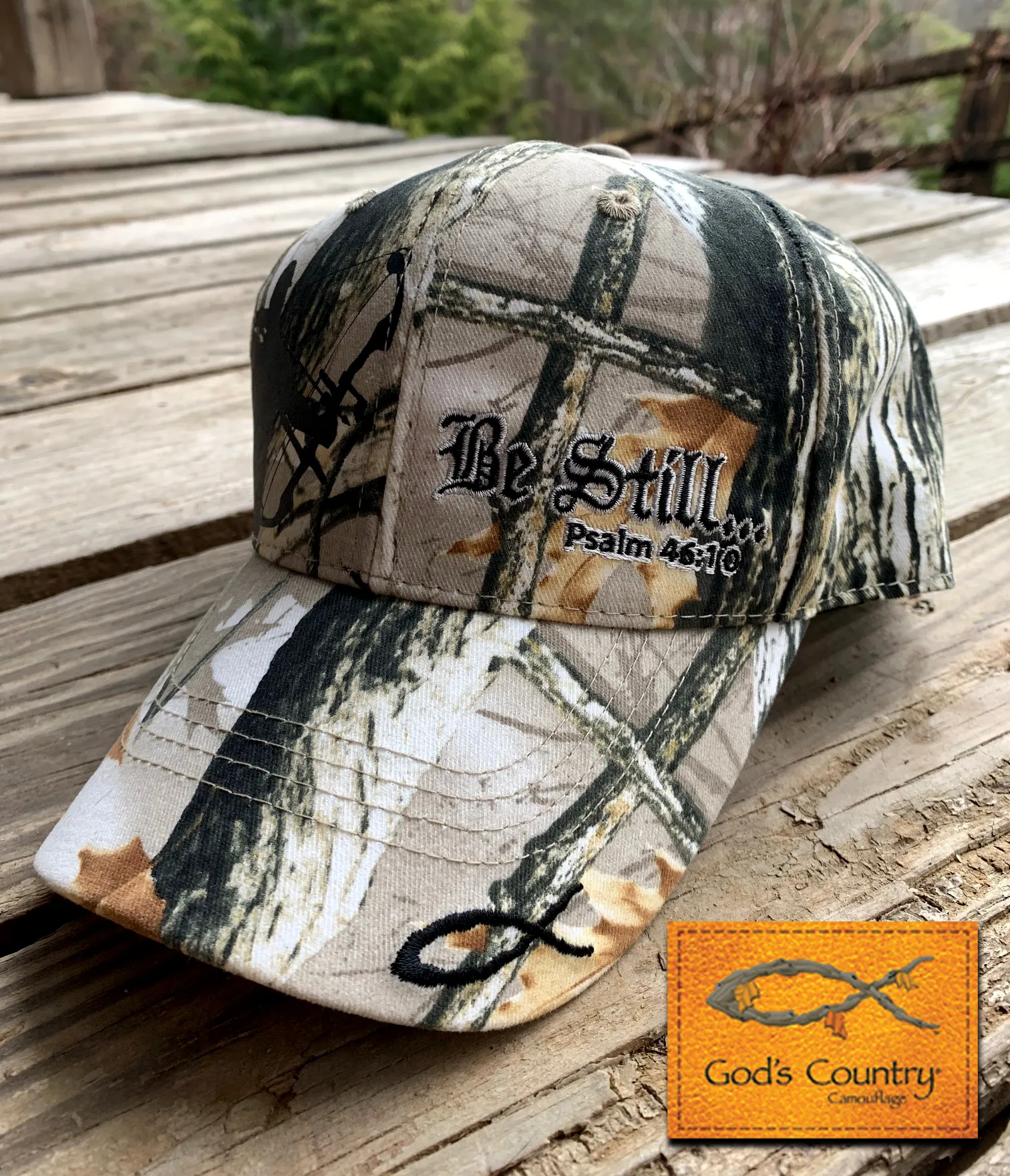 God's Country Camouflage Be Still Hat