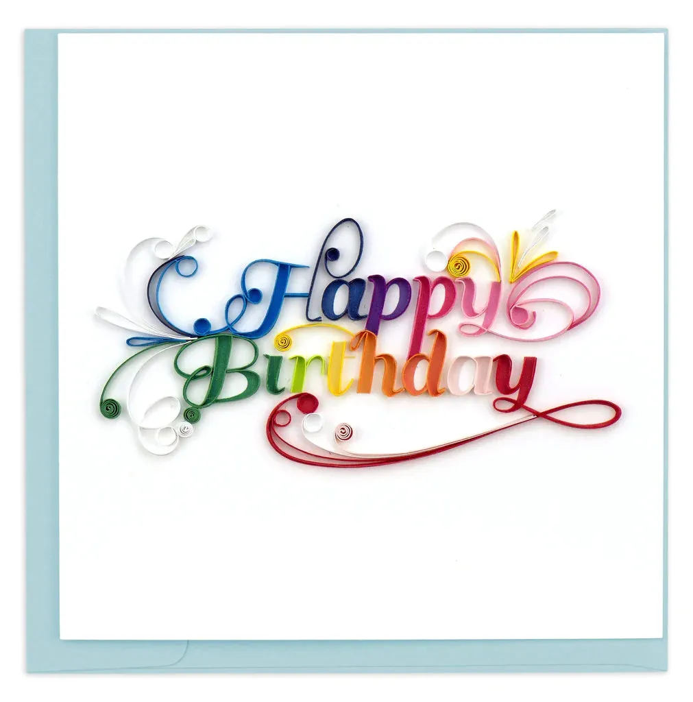 Handmade Quilling Card