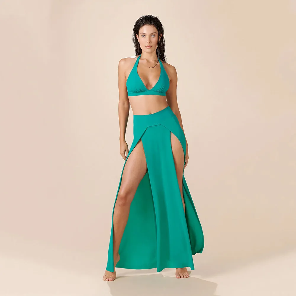 Jax Split Flare Long Skirt