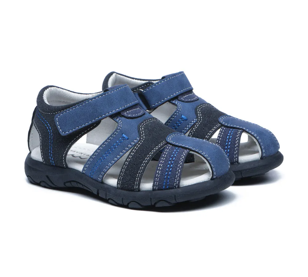 Kids Hook And Loop Roma Easy Walk Sandals