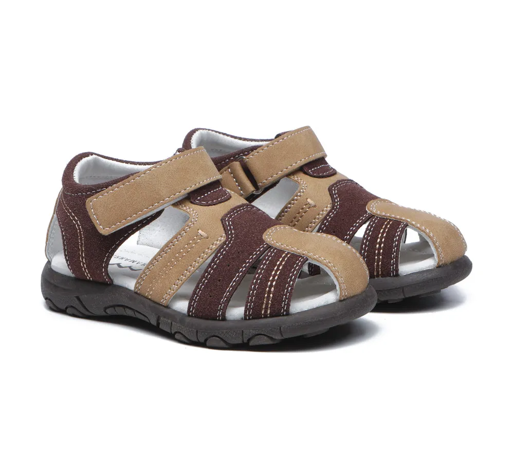 Kids Hook And Loop Roma Easy Walk Sandals