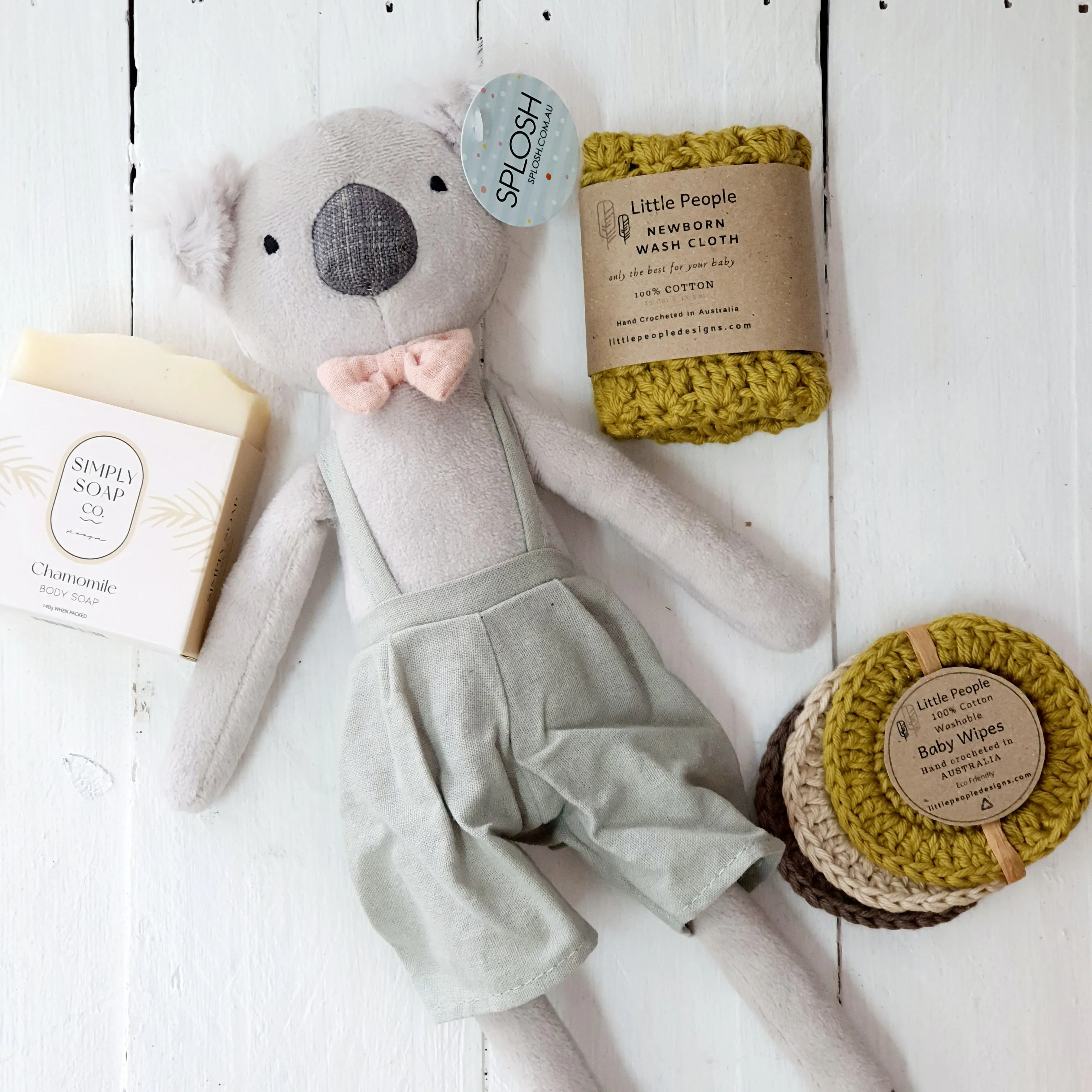 Koala in a Box - Newborn Baby Gift Box - Olive