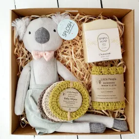 Koala in a Box - Newborn Baby Gift Box - Olive